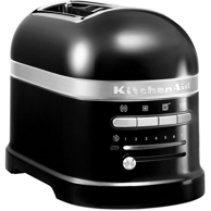 KITCHENAID Toster 5KMT2204EOB, 7 stupnjeva, 2 kriške, 1250 W, boja oniksa/nehrđajući čelik