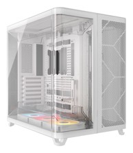 CORSAIR PC kućište AIR 5400 RS-R ARGB, Midi Tower, kaljeno staklo, ARGB, bijelo, 2×120 mm ventilatora