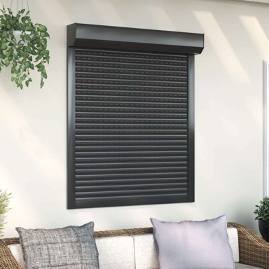 Roleta, 100 x 130 cm, aluminij i poliuretan, antracit
