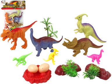 Set figura: dinosauri s priborom, 15 komada