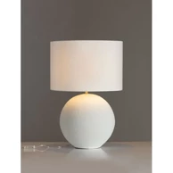 EVER Stolna svjetiljka 40 NL9001129, E27, 1x12 W, IP20, bijela/tkanina