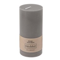 EGO DEKOR Siva svijeća Eco candles Friendly, 50 h