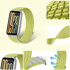 GS Najlonska narukvica za Xiaomi Redmi Watch 4/5/6 i Smart Band 8 Pro/9 Pro, zelena