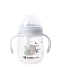 KIKKA BOO Bočica sa silikonskim usisnikom 240 ml, Savanna, plava