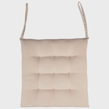 Sjedalica štepana 40 × 40 × 4.5 cm, bež