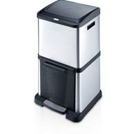 STIL Kanta za smeće Inox, 18+16l