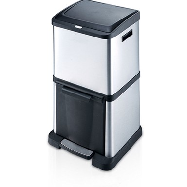 STIL Kanta za smeće Inox, 18+16l