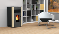 ALFA-PLAM Peć na pelet Alfa Luca 8, beige