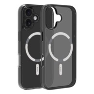DVICED MagSafe tamna prozirna maska za iPhone 17, srebrna
