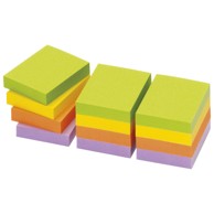 GLOBAL NOTES Samoljepljivi blok, Spring, 40 x 50 mm, 12 x 100 listova, neon, sortirane boje