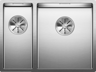 BLANCO Sudoper CLARON 340/180-IF InFino INOX 18/10, GLAVNI BAZEN DESNO, bez dalj.upr.