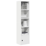 Regal za knjige bijeli 31x24x127 cm od konstruiranog drva