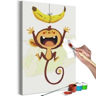 Slika za samostalno slikanje Hungry Monkey 40x60
