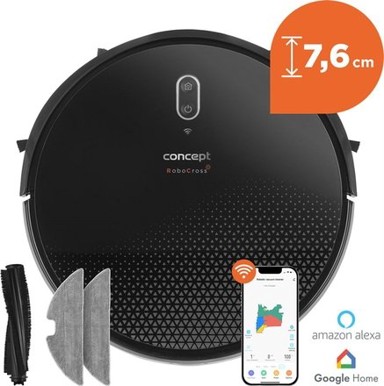 CONCEPT Robotski usisavač ROBOCROSS VR3300, laserska navigacija, mop