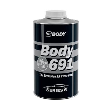 BODY UHS bezbojni lak visokog sjaja SR 2:1 1 L, 691 Clear UHS