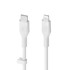 BELKIN Kabel za mobitel Flex Lightning/USB-C 15W 3m, mfi, 15W, bijeli CAA009bt3MWH