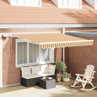 Skrovita tenda 300x250 cm, tkanina, višebojna
