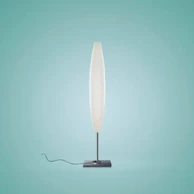 FOSCARINI Stajaća lampa Havana s bazom, bijela