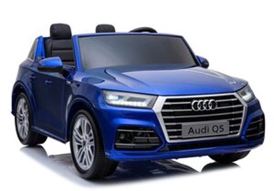 Dječji automobil na akumulator Audi Q5, dvosjed, lakirani, plavi