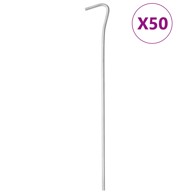 Klinovi za šator 50 kom, 23 cm, Ø 4 mm, pocinčani čelik