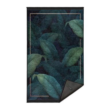 MILA HOME Petrolej zeleni periv tepih 80x150 cm Unique
