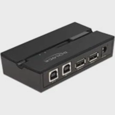 DELOCK USB preklopnik, 2 PC na 2 uređaja, USB 2.0, 11492