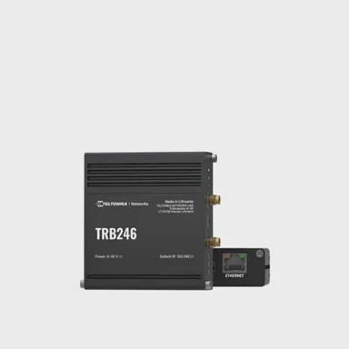TELTONIKA IoT Router TRB246, Cat 4, 1× RJ45 100 Mb/s, IP30