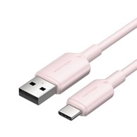 VENTION USB-C kabel 3A 2m, ružičasti