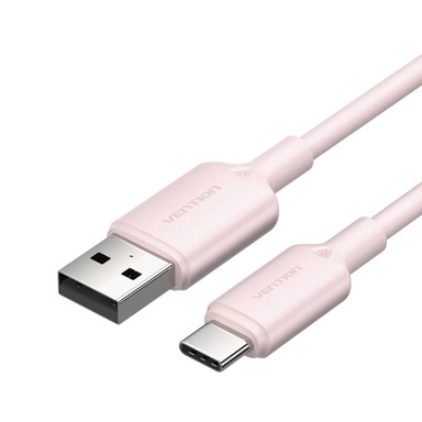 VENTION USB-C kabel 3A 2m, ružičasti