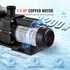VEVOR Pumpa za bazen 1,5 KS 570x20,5x33 cm protok 378 L/min