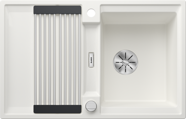 BLANCO Sudoper Adira 45 S InFino Silgranit sklopiva rešetka, s dalj.upr. - glečer bijeli