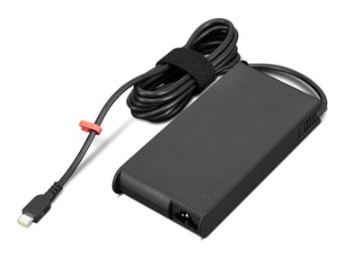 LENOVO Adapter za laptop ThinkPad Mobile Workstation, 180 W, USB-C, GaN Slim, crni