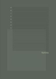 Bilježnica T.U. Monocolor A4, linije, 100 listova, tvrdi uvez