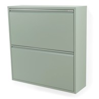 SPINDER DESIGN Zeleni/sivi metalni ormarić za cipele Billy 