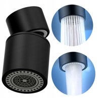 EKO Aerator s 2 funkcije, mat, s redukcijom M22/M24, crni