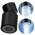 EKO Aerator s 2 funkcije, mat, s redukcijom M22/M24, crni