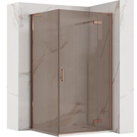 REA Tuš kabina Hugo 80x90, bakrena brušena