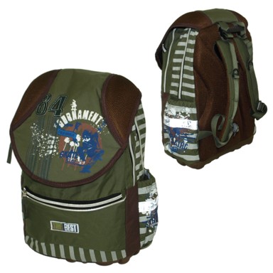 Školska torba, zelena