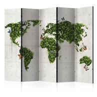 Sobna pregrada u 5 dijelova The butterfly garden II 225x172