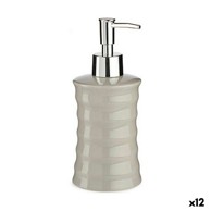 BERILO Dozator za sapun DW29108LP-G siva metal keramika valovi 260 ml (12 kom.)