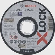 BOSCH Rezna ploča X-Lock Expert For Inox + Metal Rapido, ravna, 115 mm (115 × 1 × 22.23 mm)