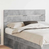 Uzglavlje 140 cm, konstruirano drvo, betonski sivi