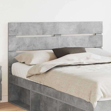 Uzglavlje 140 cm, konstruirano drvo, betonski sivi