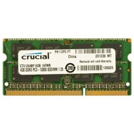 CRUCIAL Radna memorija, 4 GB (1x4 GB), CL 11, DDR3, 1600 MHz, SODIMM