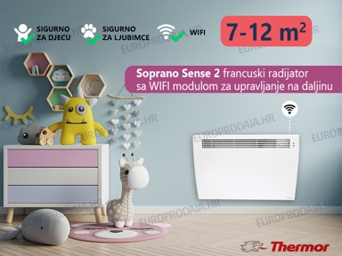THERMOR Radijator Soprano Sense 2, 1000 W, WIFI