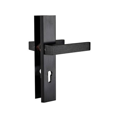 KUCHINOX Kvaka za vrata Floko, aluminij, 72 mm, crna