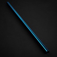 BITSPOWER Cijev Hardtube, bez skošenja mesing, 16 mm AD, 500 mm, plava