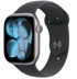 APPLE Pametni sat Watch Series 11 GPS + Cellular, aluminijsko kućište 46 mm, siva, crni sportski remen M/L
