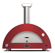ALFA FORNI Pećnica za pizzu Moderno 3 Pizze Hybrid, crvena