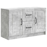 Krevet, 89 x 34,5 x 57 cm, konstruirano drvo, betonsko siva
